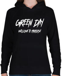 printfashion GREEN DAY 2 - Női kapucnis pulóver - Fekete (10453233)