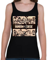 printfashion Rainbow six siege - Női atléta - Fekete (12743537)