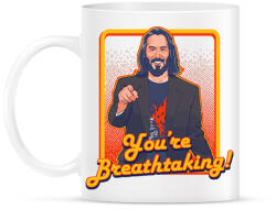 printfashion Keanu Reeves - Bögre - Fehér (1991526)