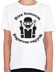 printfashion Fogorvos vagyok - Gyerek póló - Fehér (1842493)