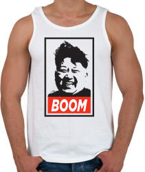printfashion Kim Jong Boom - Férfi atléta - Fehér (1774889)