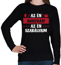 printfashion AZ én konyhám - Női pulóver - Fekete (7550591)