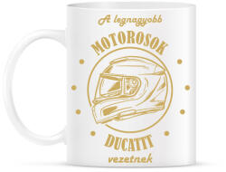 printfashion A legnagyobb motorosok - Ducati - Bögre - Fehér (7207102)