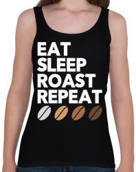 printfashion Coffe addict - Női atléta - Fekete (1806262)
