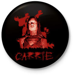 printfashion carrie - Kitűző, hűtőmágnes - Fekete (3098769)