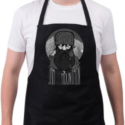 printfashion Hegyi ember - Kötény - Fekete (4916355)