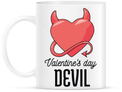 printfashion Valentine's day Devil - Bögre - Fehér (4314704)