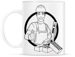 printfashion kőműves - Bögre - Fehér (7585806)