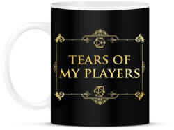 printfashion Tears of my Players (fekete) - Bögre - Fekete (2674591)
