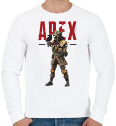 printfashion Bloodhunt - Férfi pulóver - Fehér (2427884)