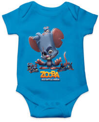 printfashion Zooba - Louie - Baba Body - Azúrkék (4604421)