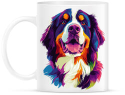 printfashion Berni Pásztorkutya Portré - Bögre - Fehér (16702854)