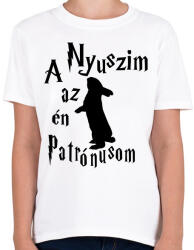 printfashion A Nyuszim az én Patrónusom - Gyerek póló - Fehér (16498933)