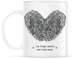 printfashion Szerelem pecsétje - Bögre - Fehér (789470)