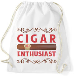 printfashion Szivar rajongó - Kubai szivar - Sportzsák, Tornazsák - Fehér (4114395)