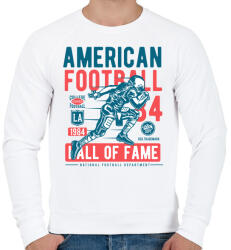 printfashion Amerikai foci - Férfi pulóver - Fehér (798182)