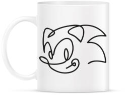 printfashion Sonic - Bögre - Fehér (10786700)
