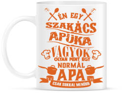 printfashion Szakács apuka - Bögre - Fehér (940933)