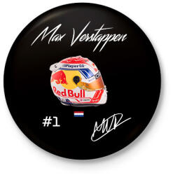 printfashion Max Verstappen - Kitűző, hűtőmágnes - Fekete (13076181)