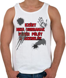 printfashion Fehér póló - Férfi atléta - Fehér (13777553)