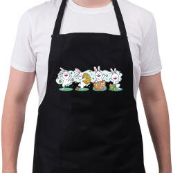 printfashion husvét30 - Kötény - Fekete (6668511)
