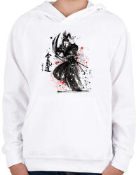 printfashion harcos - Gyerek kapucnis pulóver - Fehér (1703092)