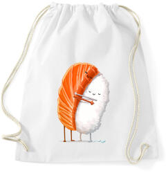 printfashion Sushi lover - Sportzsák, Tornazsák - Fehér (2940063)