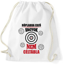 printfashion Röplabda edző - Sportzsák, Tornazsák - Fehér (14007659)