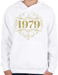 printfashion 1979 - Gyerek kapucnis pulóver - Fehér (4457323)