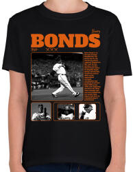 printfashion Barry Bonds - baseball - Gyerek póló - Fekete (15816238)