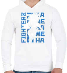 printfashion Dragonball - Son Gohan kamehameha - Férfi kapucnis pulóver - Fehér (15861819)