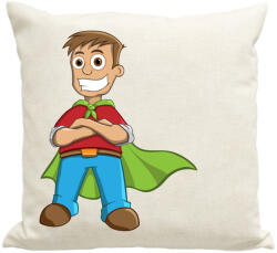 printfashion Hero - Párnahuzat, Díszpárnahuzat - Lenvászon (859930)