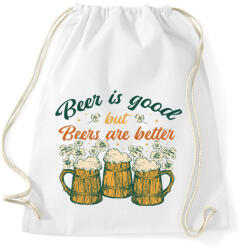 printfashion Sörös mottó - Sportzsák, Tornazsák - Fehér (13093442)