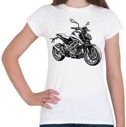 printfashion motor - Női póló - Fehér (8958955)