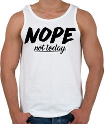 printfashion Not today - Férfi atléta - Fehér (7532933)