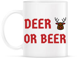 printfashion DEER OR BEER - Bögre - Fehér (9548021)