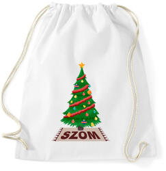 printfashion Karácsonyfa szom - Sportzsák, Tornazsák - Fehér (14663833)
