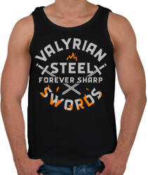 printfashion Valyrian acél kard - Férfi atléta - Fekete (1461092)