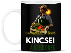 printfashion KINCSEI A JÓ FÖLDNEK - Bögre - Fekete (2136980)