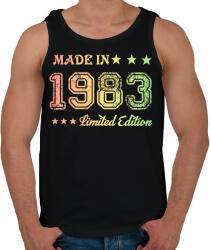 printfashion 1983 - Férfi atléta - Fekete (6168693)