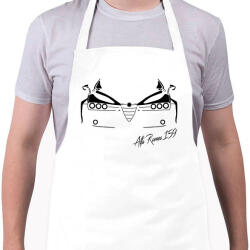 printfashion Alfa Romeo 159 03 - Kötény - Fehér (11337828)