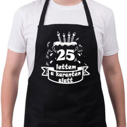 printfashion 25 lettem - Kötény - Fekete (4934195)