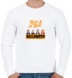 printfashion Stranger Things Halloween - Férfi pulóver - Fehér (14199189)