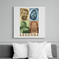 printfashion Bud Spencer legenda - Vászonkép - Fehér (9829599)