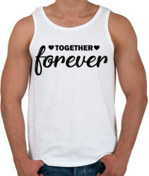 printfashion Örökké együtt - páros 1 - Férfi atléta - Fehér (6068644)
