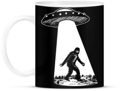 printfashion UFO-s Nagyláb - Bögre - Fekete (8751002)