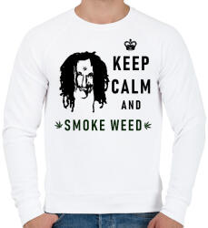 printfashion KEEP CALM2 - Férfi pulóver - Fehér (1493451)