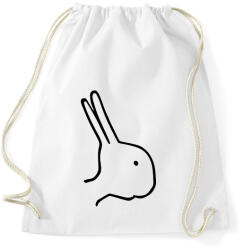 printfashion Nyúl vagy kacsa? - Sportzsák, Tornazsák - Fehér (1557736)