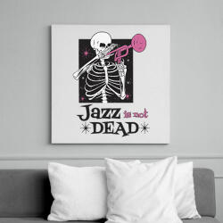 printfashion Jazz is not dead - A jazz nem halott - Vászonkép - Fehér (6638965)