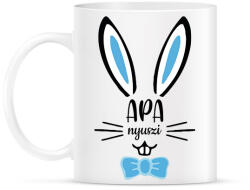 printfashion Apa nyuszi - Bögre - Fehér (13107646)